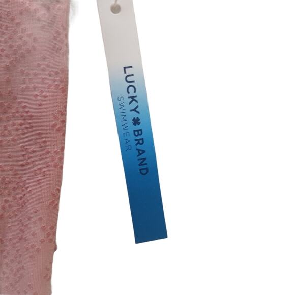 NWT Lucky Brand Dusty Pink Scrunch Bikini Bottom XS - Picture 11 of 12